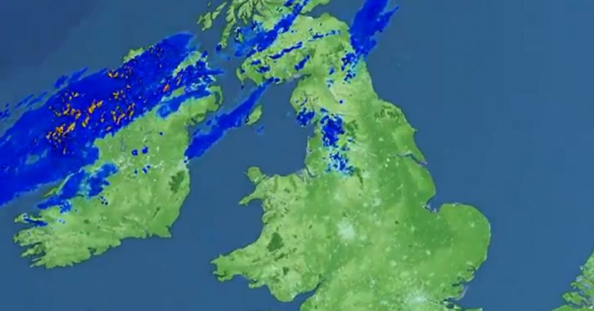 Radar capta nuvem de formigas voadoras sobre Irlanda e Reino Unido