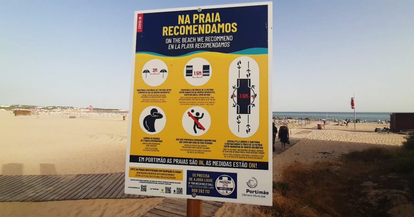 Portugal estabelece capacidade máxima de banhistas em 620 praias