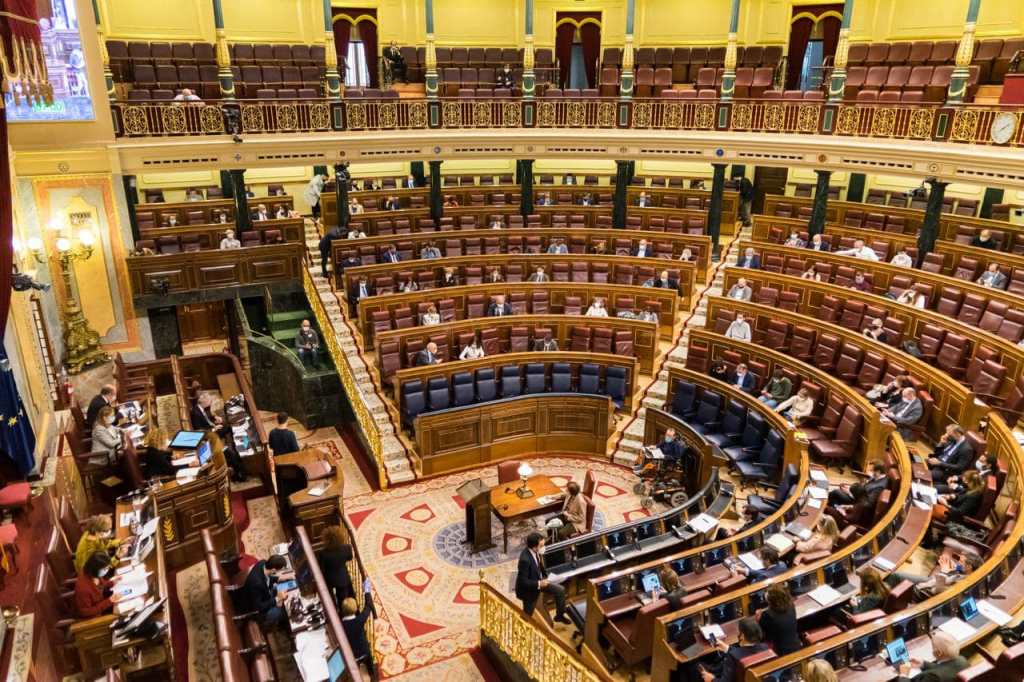 Deputados abrem caminho para Espanha ser sexo país do mundo com o direito (Foto: Congreso de los Diputados)