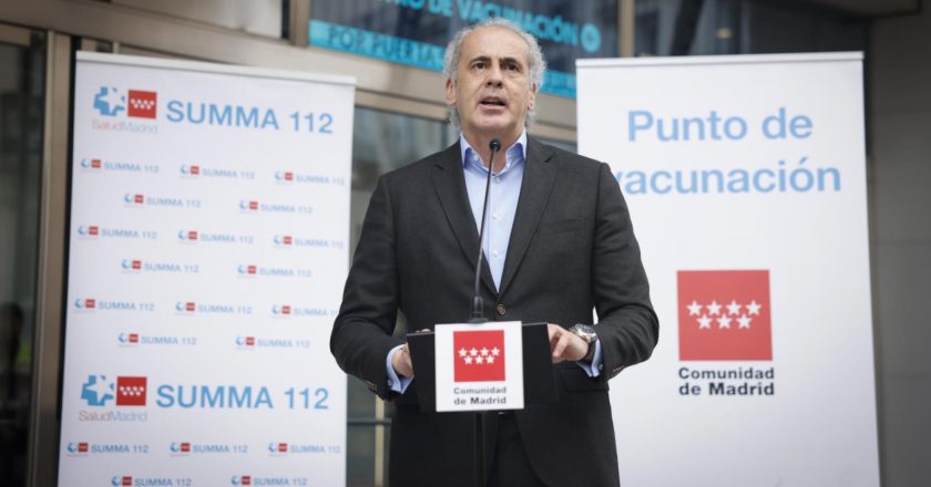 Madri lança sistema piloto para agendamento de vacinação contra Covid-19