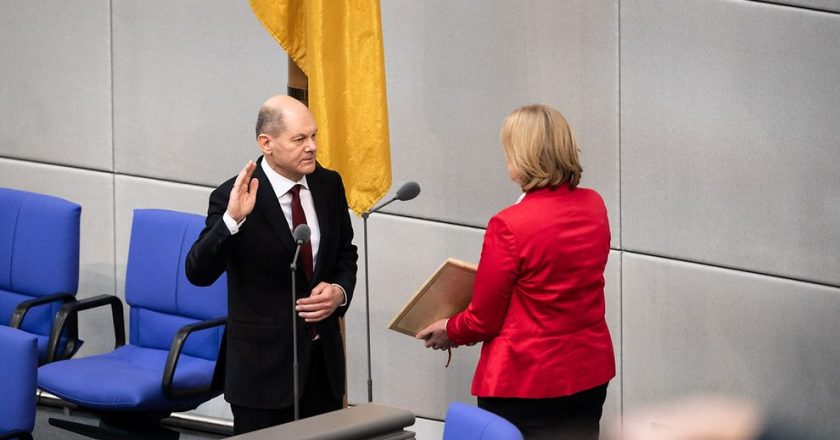 Olaf Scholz é eleito novo chanceler da Alemanha