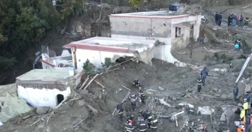 Itália confirma sete mortes em deslizamento de terra na ilha de Ischia